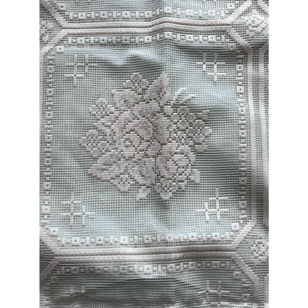 Vintage Louis Nichole Pillow Sham Mint Green Ivory Lace Romantic Cottagecore - Picture 3 of 6